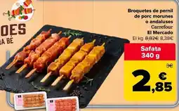 Carrefour Market Pinchos de jamón de cerdo moruno o andaluz oferta