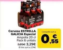 Carrefour Market Estrella galicia - cerveza especial oferta