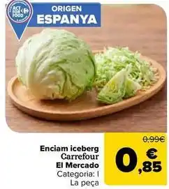 Carrefour Market Carrefour - lechuga iceberg el mercado oferta