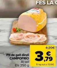 Carrefour Market Campofrío - pechuga pavo oferta