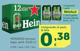HiperDino Heineken - cerveza lager oferta