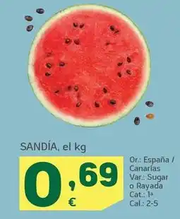 HiperDino Sandía oferta
