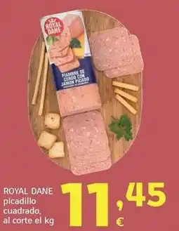 HiperDino Royal dane - picadillo cuadrado oferta