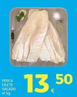 HiperDino Perca filete salado oferta