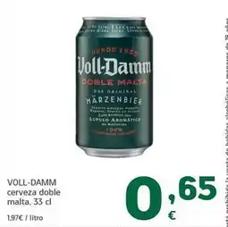 HiperDino Voll-damm - cerveza doble malta oferta