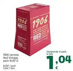 HiperDino 1906 - cerveza red vintage oferta