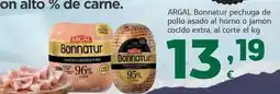 HiperDino Argal - bonnatur pechuga de pollo asado al horno o jamon cocido extra oferta
