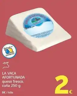 HiperDino La vaca afortunada - queso fresco cuna oferta