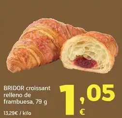HiperDino Bridor - croissant relleno de frambuesa oferta