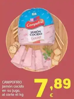 HiperDino Campofrío - jamon cocido en su jugo oferta