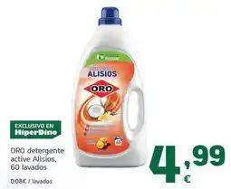 HiperDino Oro - detergente active alisios oferta