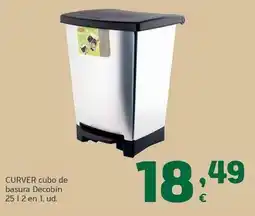 HiperDino Curver - cubo de basura decobin oferta