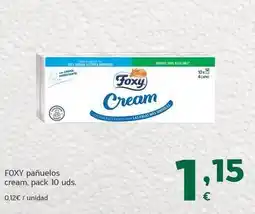 HiperDino Foxy - pañuelos cream oferta
