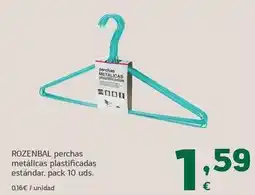 HiperDino Rozenbal - perchas metalicas plastificadas estándar oferta
