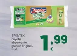 HiperDino Spontex - bayeta absorvente grande original oferta