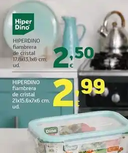HiperDino Hiperdino - fiambrera de cristal oferta