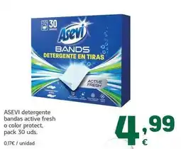 HiperDino Asevi - detergente bandas active fresh o color protect oferta