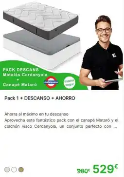Mobiprix Matalás cerdanyola + canapé mataró oferta