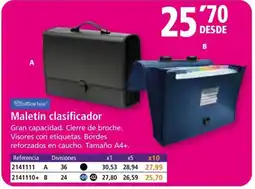 Folder Maletín clasificador oferta
