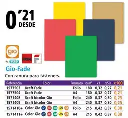 Folder Gio-Fade oferta