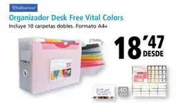Folder Organizador Desk Free Vital Colors oferta