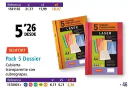 Folder SENFORT Pack 5 Dossier oferta