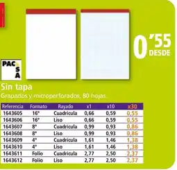Folder Sin tapa oferta