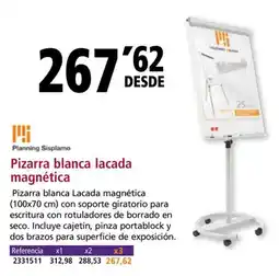 Folder Pizarra blanca Lacada magnética oferta