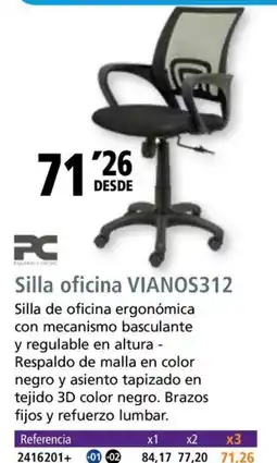 Folder Silla oficina VIANOS312 oferta