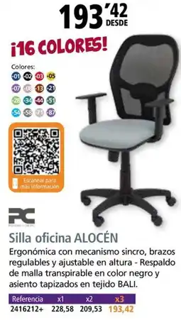 Folder Silla oficina alocén oferta