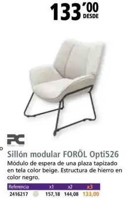 Folder Sillón modular foröl opti526 oferta