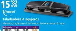 Folder MAPED Taladradora 4 agujeros oferta