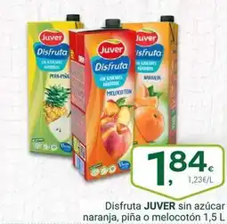 Supermercados Dani Juver - disfruta sin azucar naranja, pina o melocoton oferta