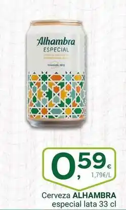 Supermercados Dani Alhambra - cerveza especial oferta