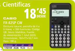 Folder CASIO FX-82SP CW oferta