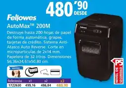 Folder Fellowes AutoMaxTM 200M oferta