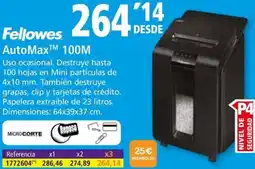 Folder Fellowes AutoMaxTM 100M oferta