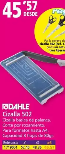 Folder Cizalla 502 oferta