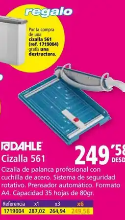 Folder Cizalla 561 oferta