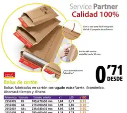 Folder Bolsa de cartón oferta