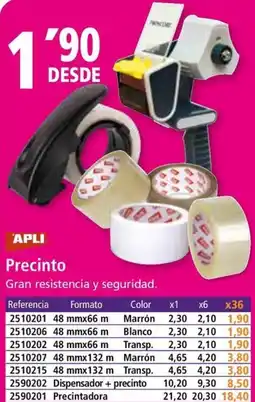 Folder APLI Precinto oferta