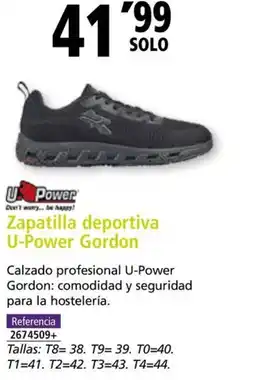 Folder Zapatilla deportiva U-Power Gordon oferta