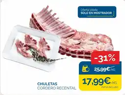 Supermercados La Despensa Chuletas cordero recental oferta