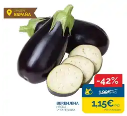 Supermercados La Despensa Berenjena negra 1ª categoría oferta