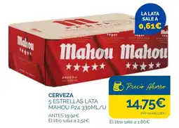 Supermercados La Despensa Mahou 5 estrellas lata oferta