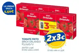 Cash Ecofamilia Orlando tomate frito brick oferta