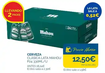 Cash Ecofamilia Mahou cerveza clásica lata oferta