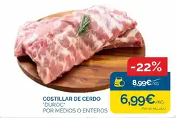 Cash Ecofamilia Costillar de cerdo Duroc oferta