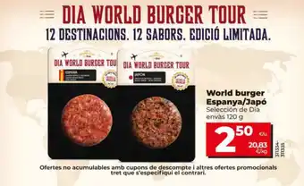 Dia world burger tour