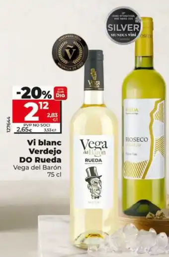 Vega del Barón Vi blanc Verdejo DO Rueda